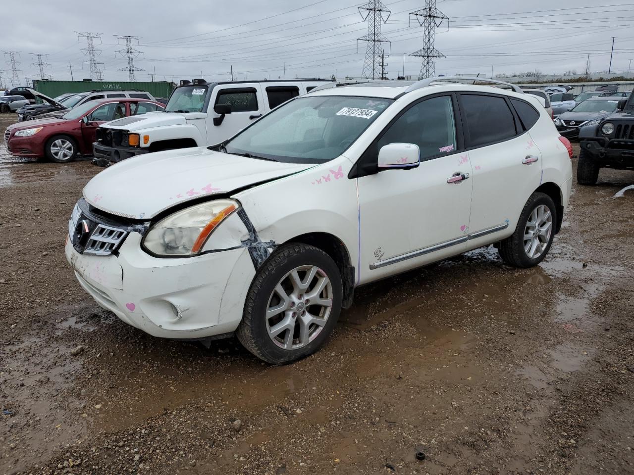 2013 Nissan Rogue VIN JN8AS5MV8DW106804