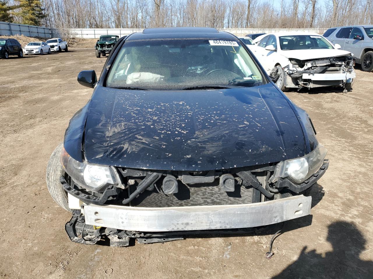 2010 Acura TSX VIN JH4CU4F62AC003405 Copart auction photo, front end / side damage thumbnail 5