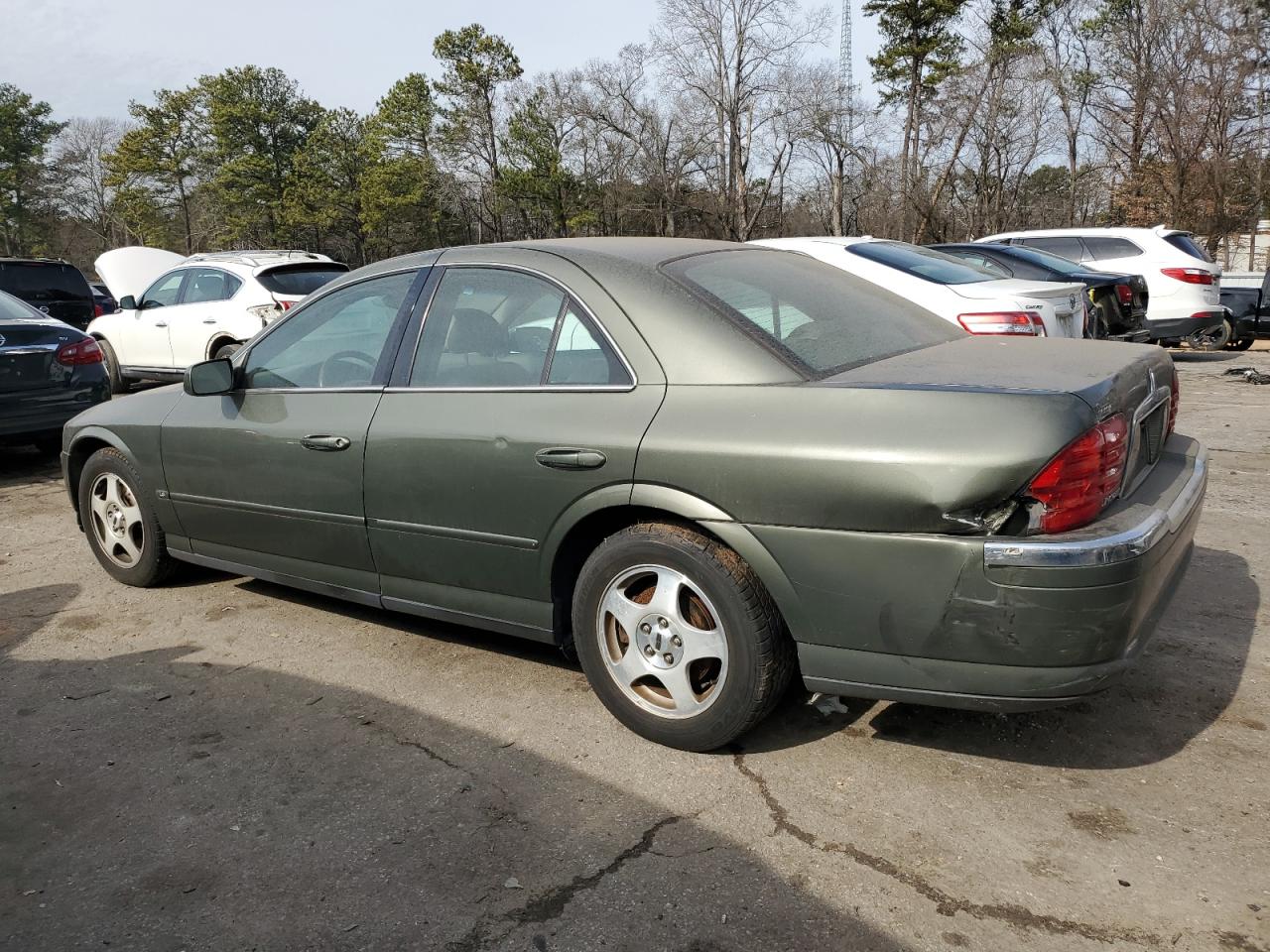 2000 Lincoln LS VIN 1LNHM86S5YY852576 Copart auction photo, rear end / mechanical damage thumbnail 2