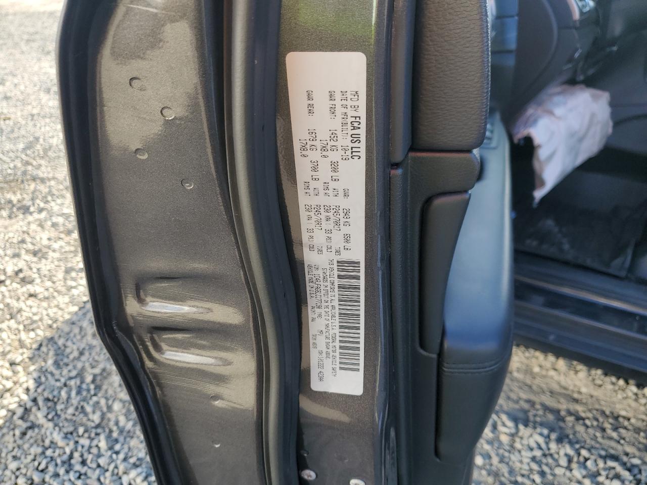 2020 Jeep Grand Cherokee VIN 1C4RJFAG6LC177190 Copart auction photo, front end / rear end damage thumbnail 14