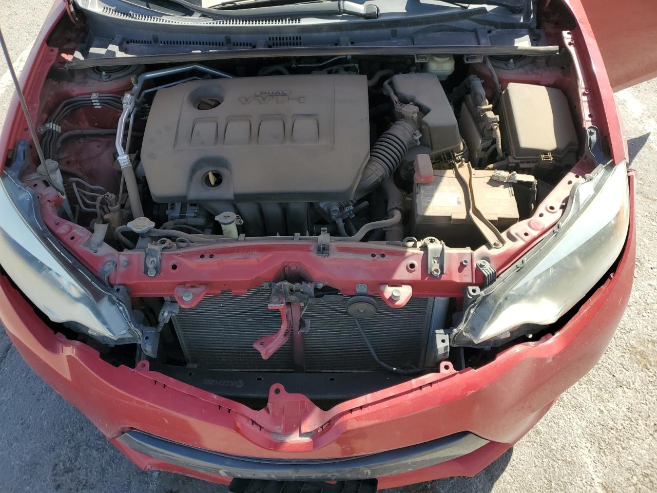 2016 Toyota Corolla VIN 5YFBURHE5GP545368 Copart auction photo, rear end / front end damage thumbnail 12