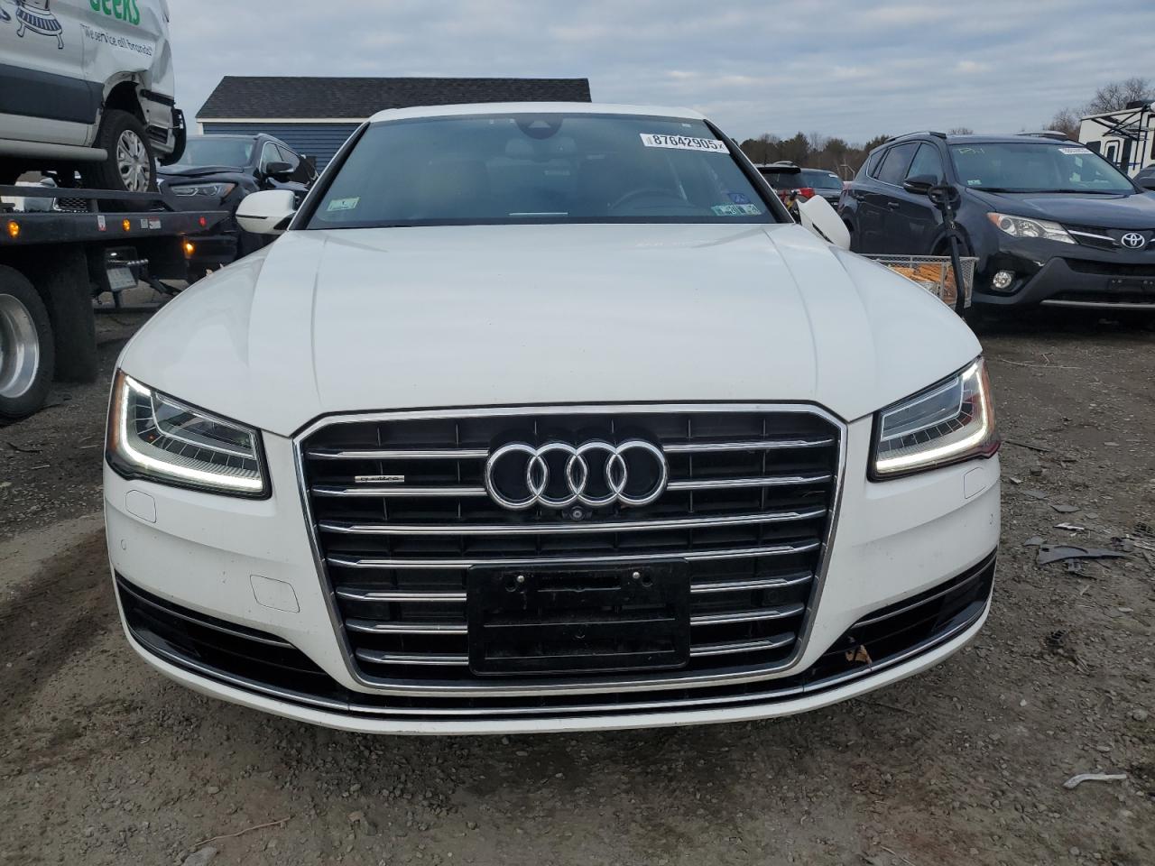 2015 Audi A8 VIN WAUJGAFD9FN003570 Copart auction photo, all over damage thumbnail 5