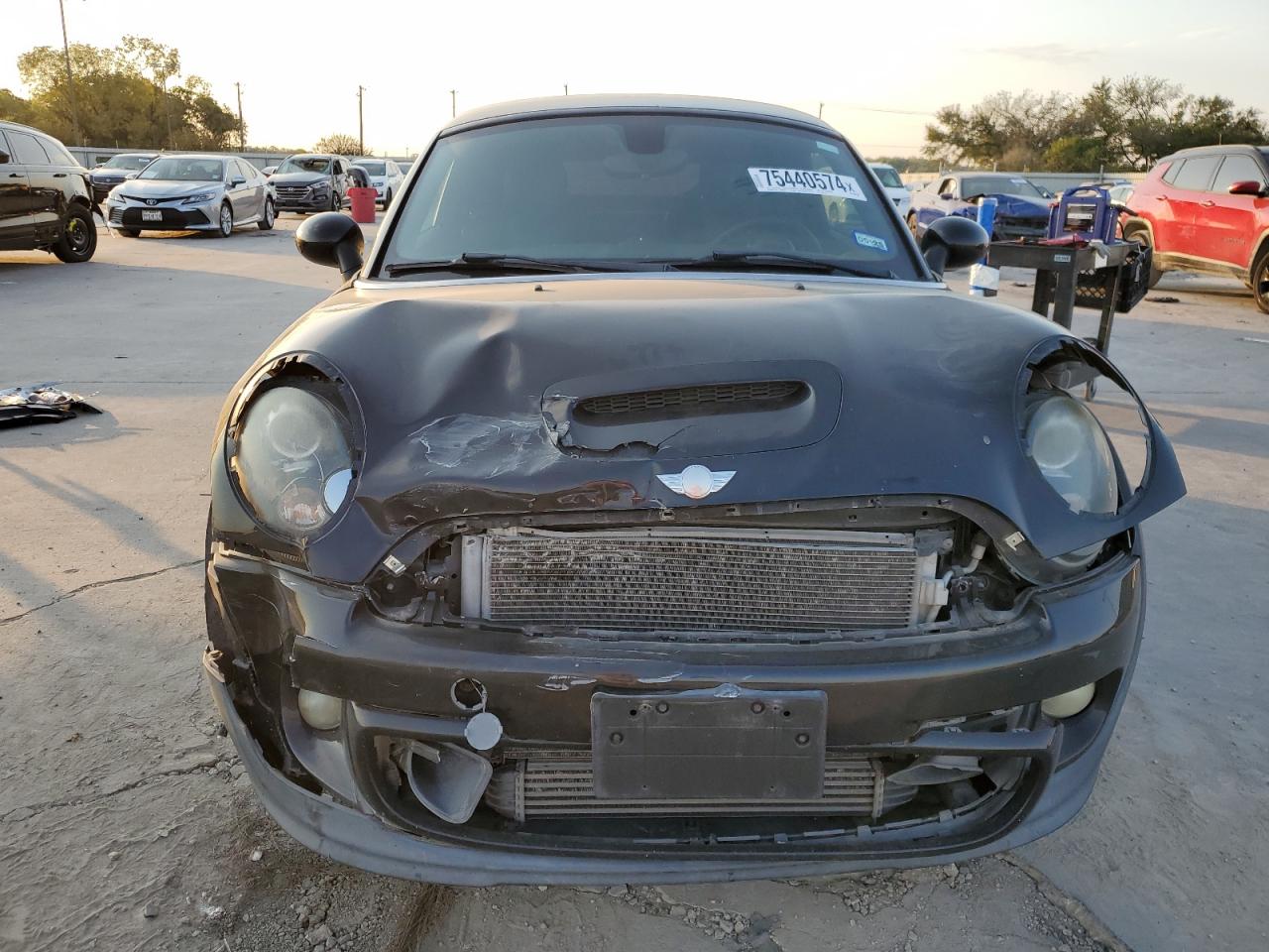 2013 MINI Cooper VIN WMWSX3C57DT408719 Copart auction photo, front end damage thumbnail 5