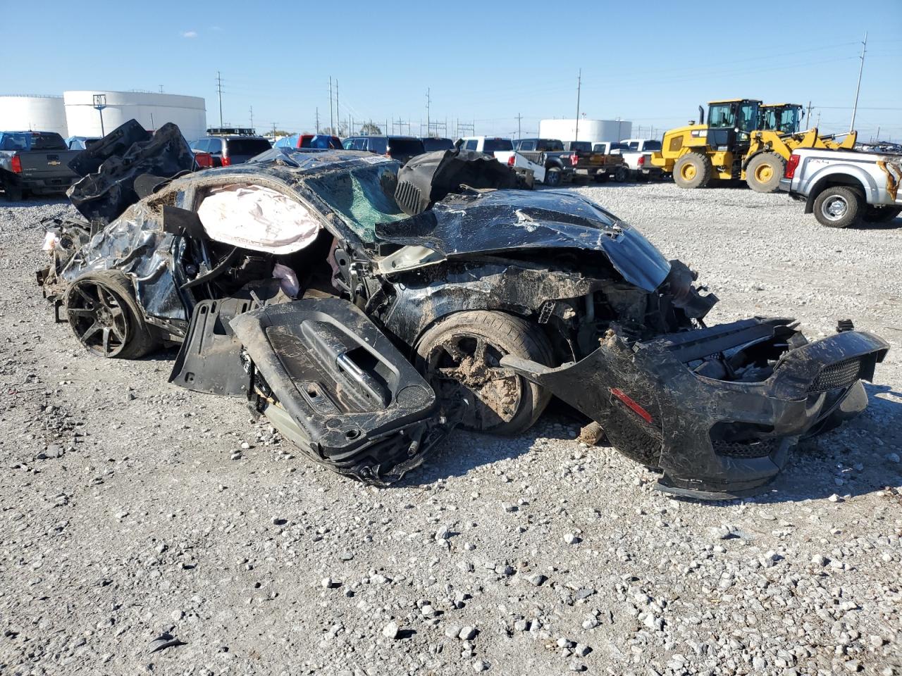 2017 Ford Mustang VIN 1FA6P8JZXH5523600 Copart auction photo, all over / rollover damage thumbnail 4