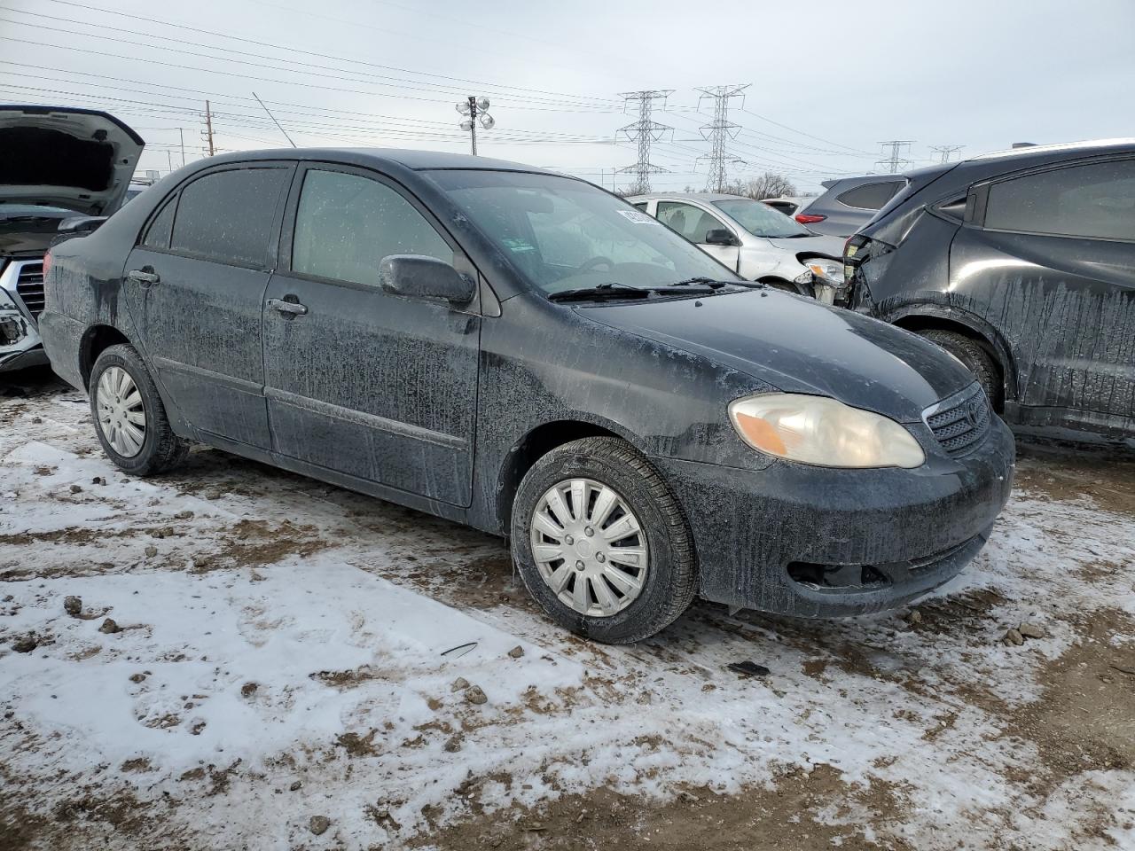 2008 Toyota Corolla VIN 1NXBR32E08Z000864 Copart auction photo, side damage thumbnail 4