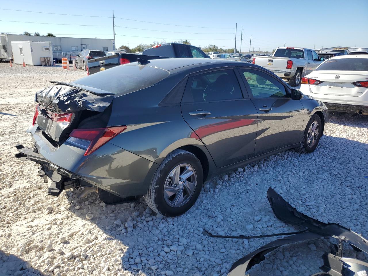 2024 Hyundai Elantra VIN KMHLL4DG1RU743660 Copart auction photo, rear end damage thumbnail 3
