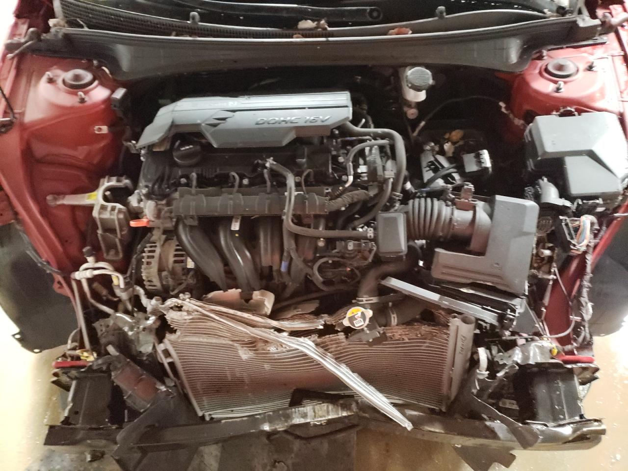 2021 Hyundai Elantra VIN KMHLN4AG7MU090503 Copart auction photo, front end damage thumbnail 11