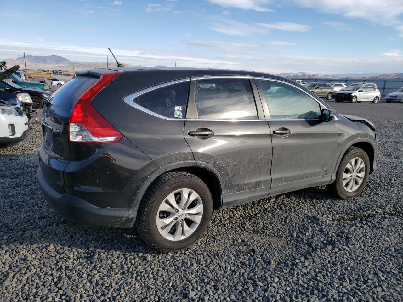 2014 Honda CR-V VIN 2HKRM4H57EH686907 Copart auction photo, all over damage thumbnail 3