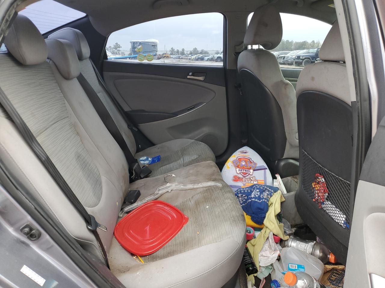 2017 Hyundai Accent VIN KMHCT4AEXHU283271 Copart auction photo, rear end damage thumbnail 11