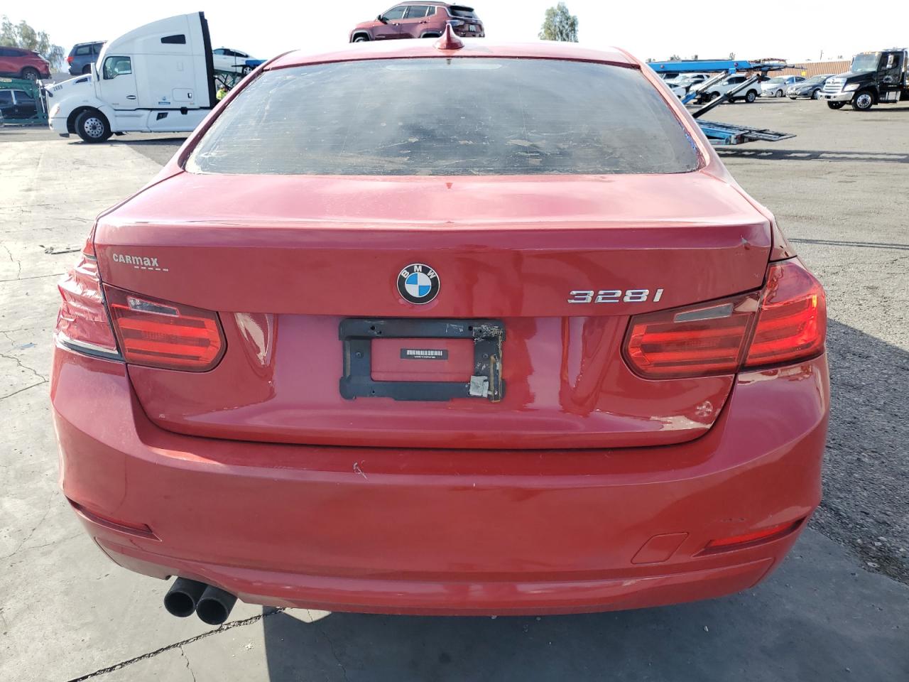 2013 BMW 3er VIN WBA3C1C56DF437583 Copart auction photo, front end / side damage thumbnail 6