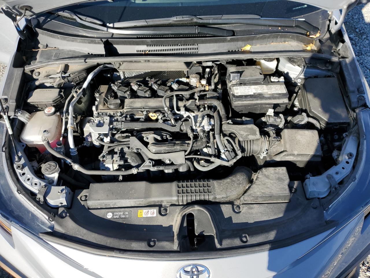 2022 Toyota Corolla VIN 5YFT4MCE0NP137730 Copart auction photo, side / front end damage thumbnail 12