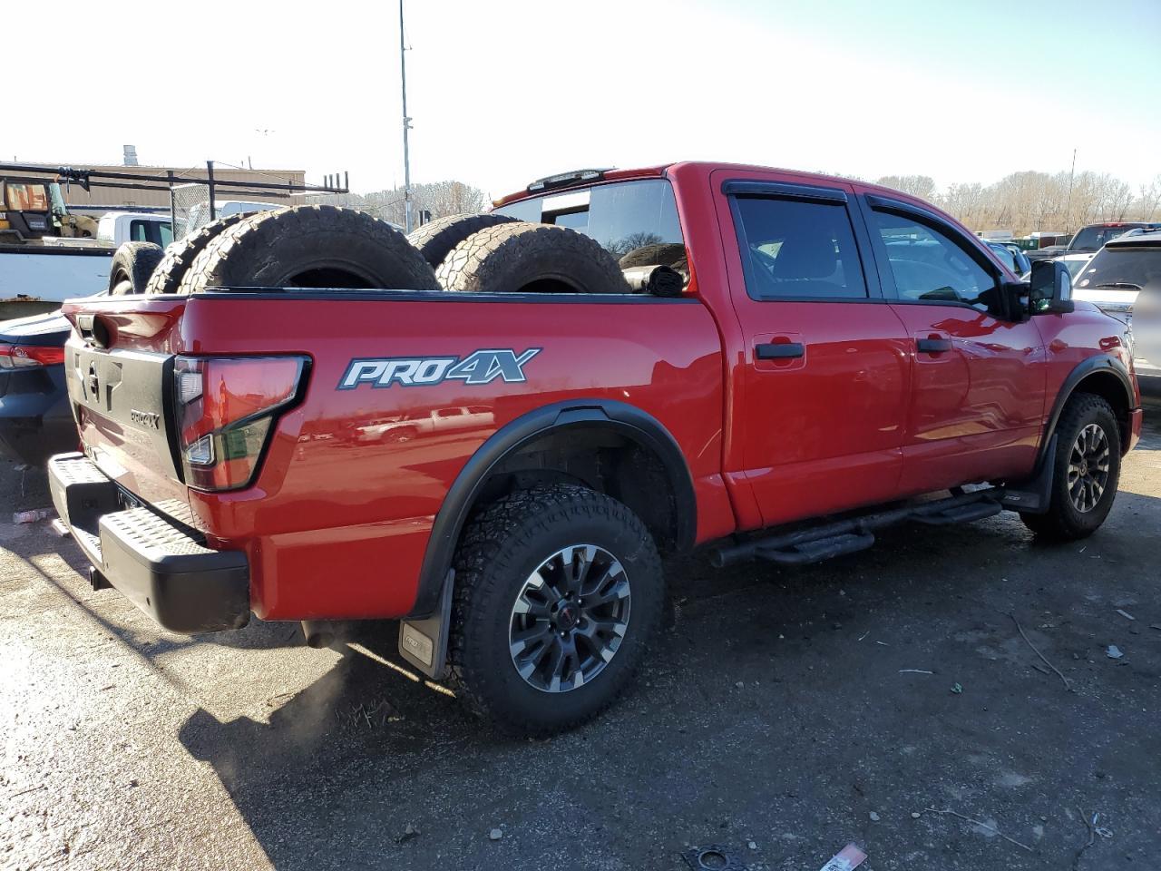 2021 Nissan Titan VIN 1N6AA1ED2MN534335 Copart auction photo, front end damage thumbnail 3