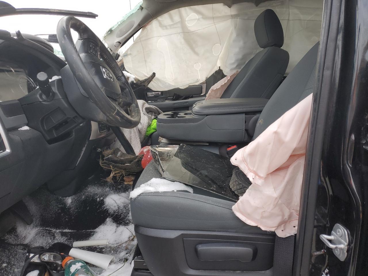 2017 RAM 1500 VIN 1C6RR7LT3HS748762 Copart auction photo, rollover damage thumbnail 7