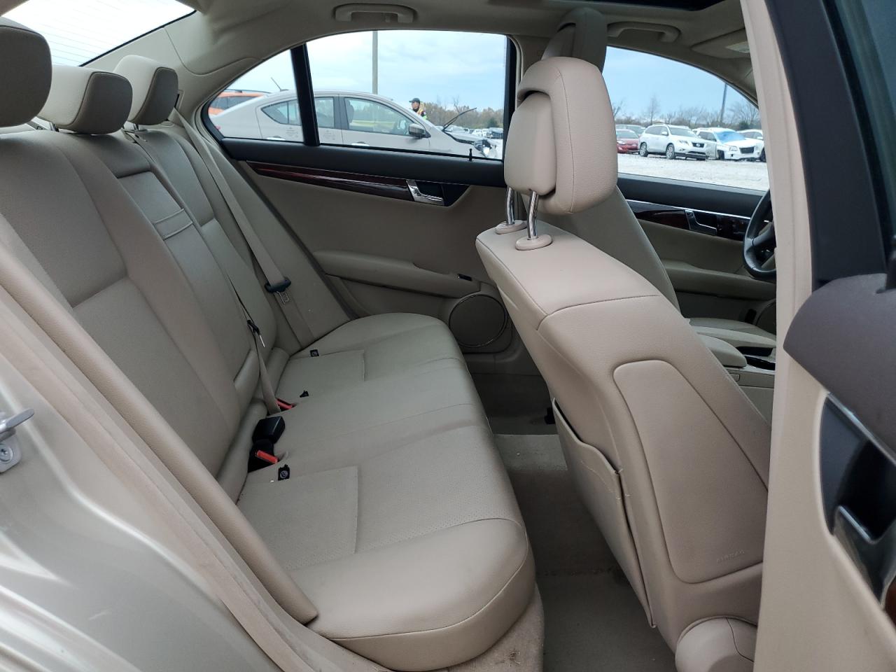 2011 Mercedes-Benz C-klasse VIN WDDGF5EB9BA515330 Copart auction photo, side damage thumbnail 10