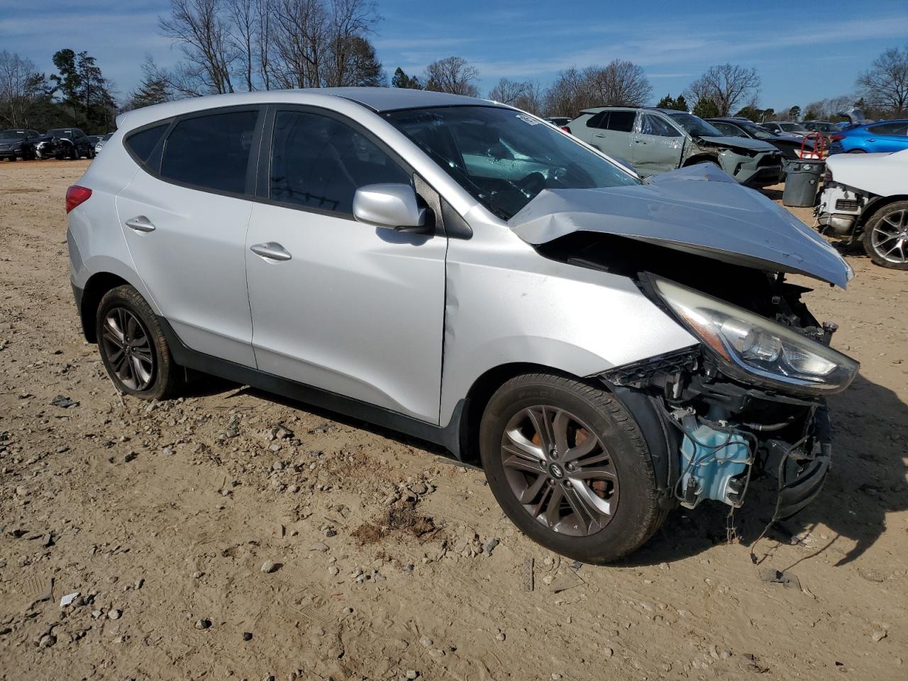 2015 Hyundai Tucson VIN KM8JT3AF2FU018626 Copart auction photo, front end / mechanical damage thumbnail 4