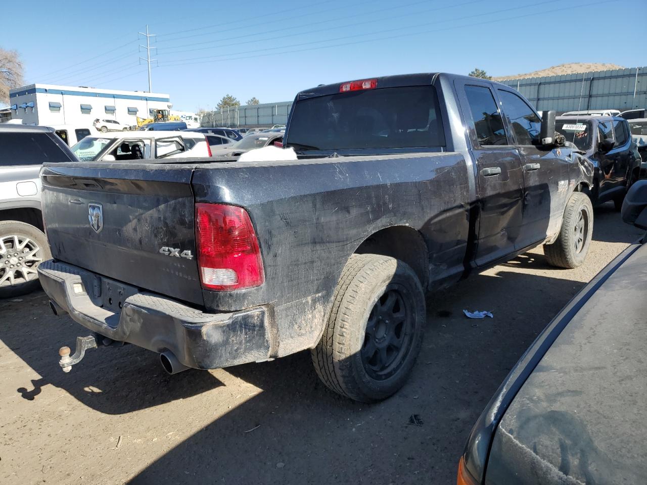 2014 RAM 1500 VIN 1C6RR7FTXES464472 Copart auction photo, front end damage thumbnail 3