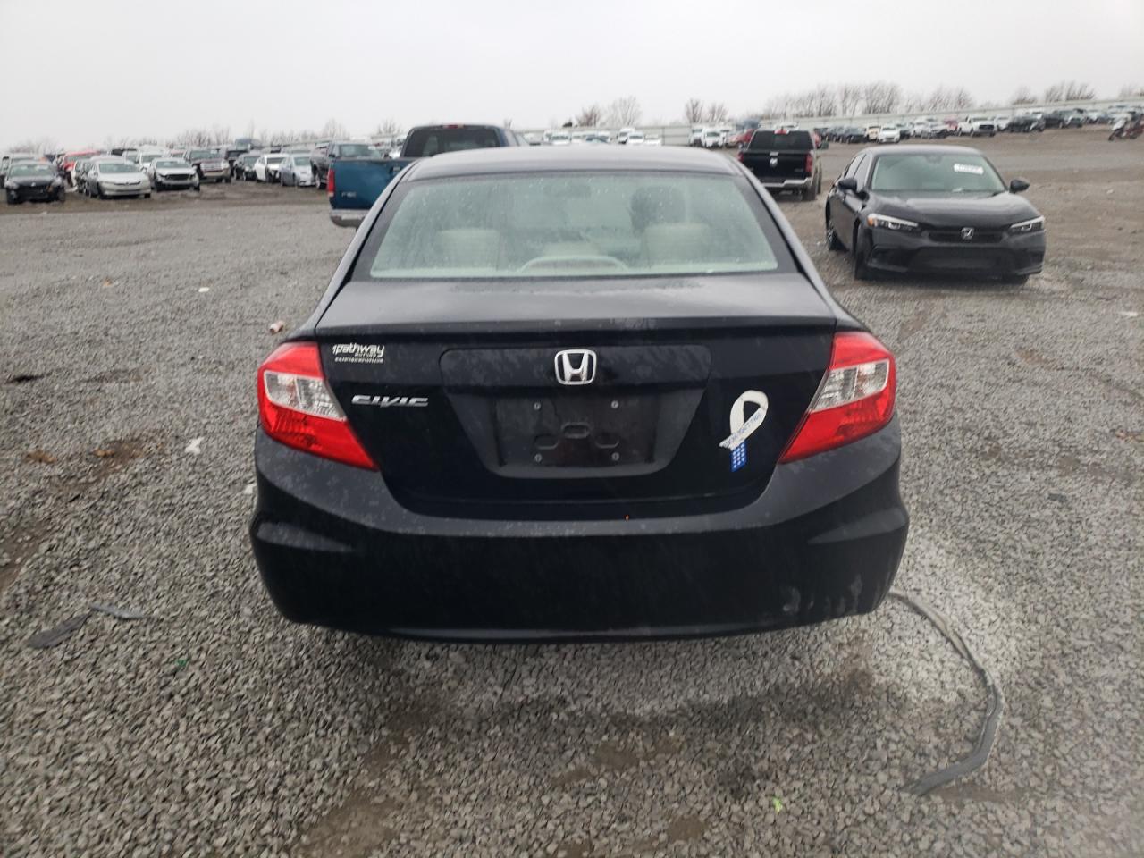 2012 Honda Civic VIN 19XFB2F54CE059714 Copart auction photo, front end damage thumbnail 6