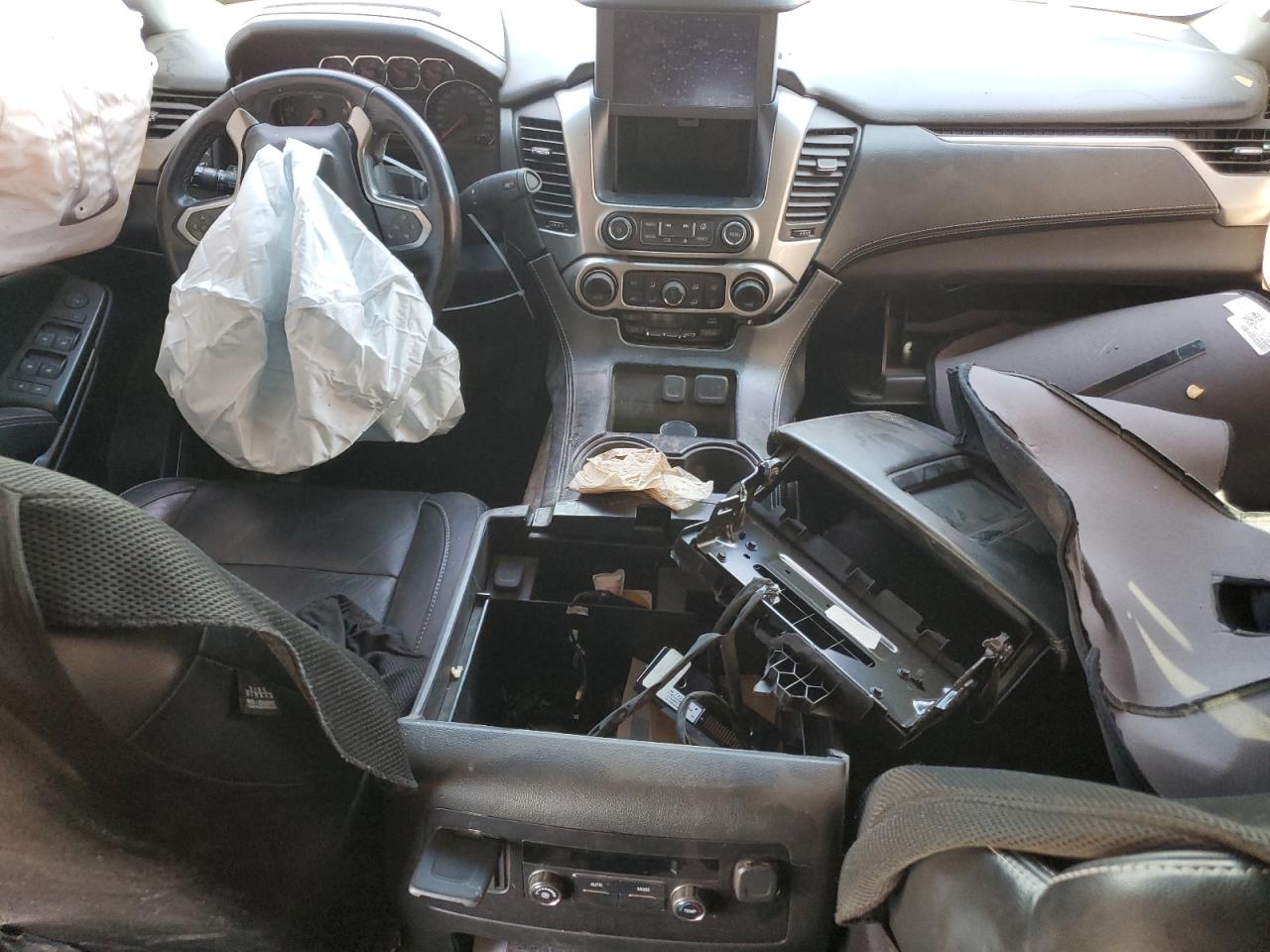 2018 Chevrolet Tahoe VIN 1GNSCAKC6JR376672 Copart auction photo, front end / frame damage damage thumbnail 8