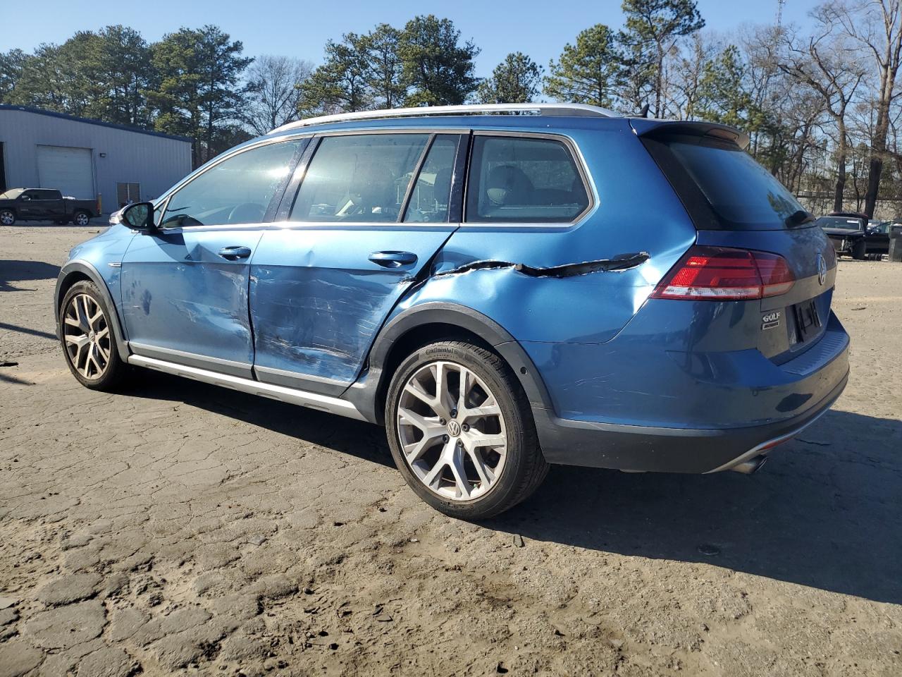 2019 Volkswagen Golf VIN 3VWH17AU9KM508751 Copart auction photo, side / rear end damage thumbnail 2