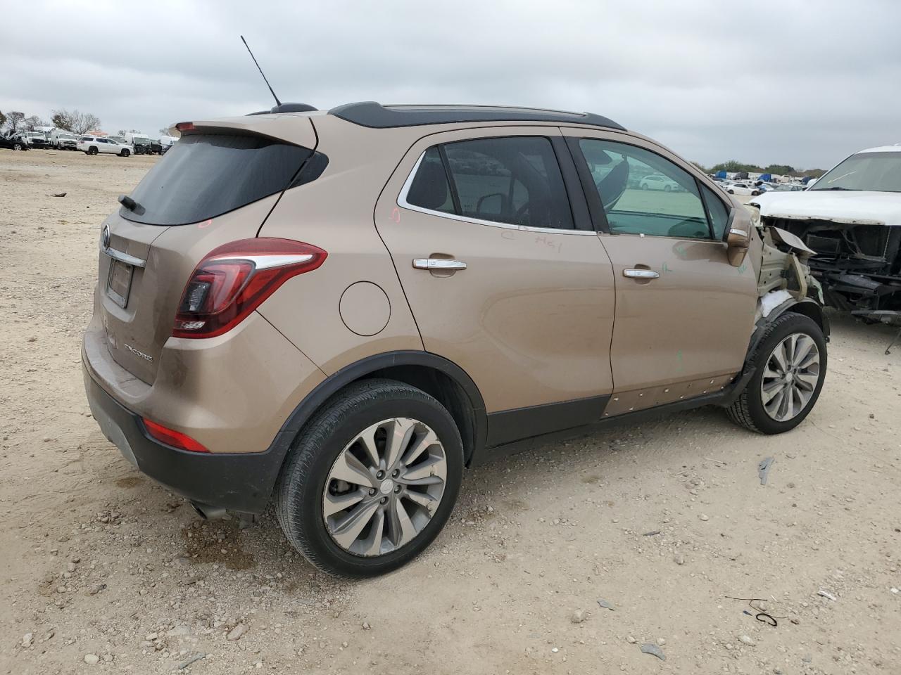 2019 Buick Encore VIN KL4CJASB4KB804382 Copart auction photo, all over damage thumbnail 3