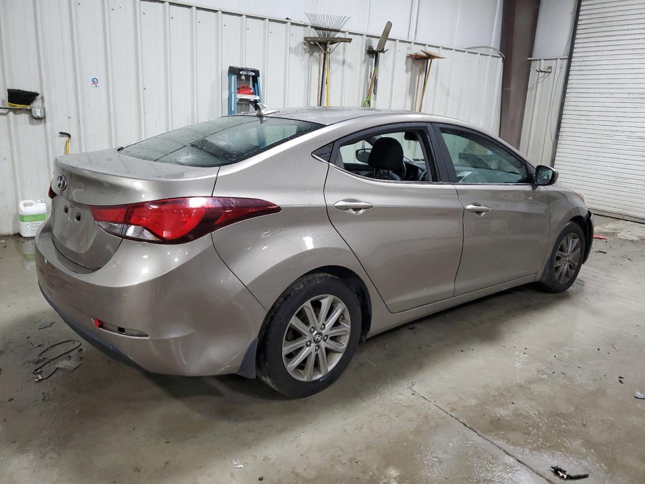 2015 Hyundai Elantra VIN 5NPDH4AE8FH624734 Copart auction photo, front end / side damage thumbnail 3