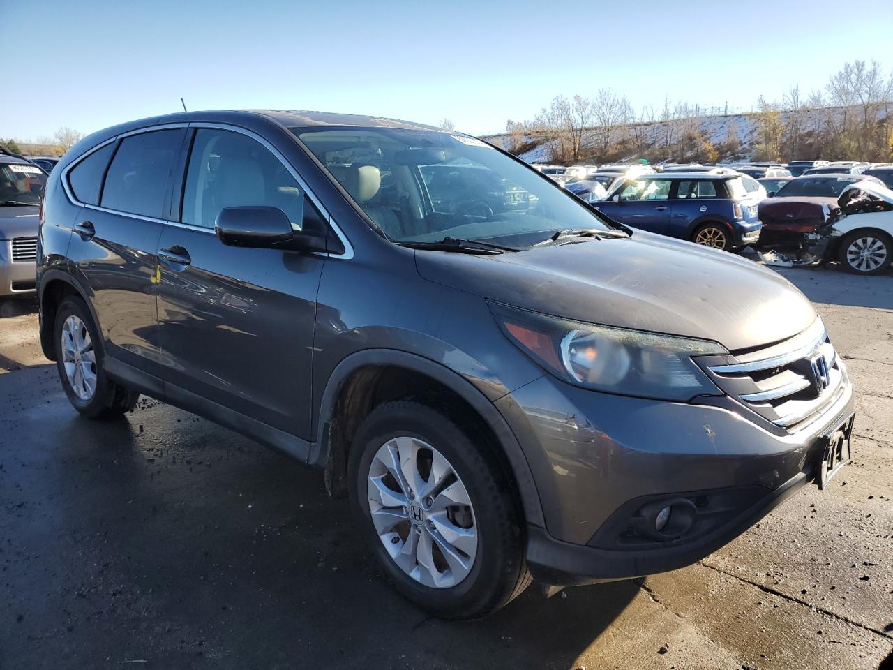 2013 Honda CR-V VIN 2HKRM4H55DH685382 Copart auction photo, hail damage thumbnail 4