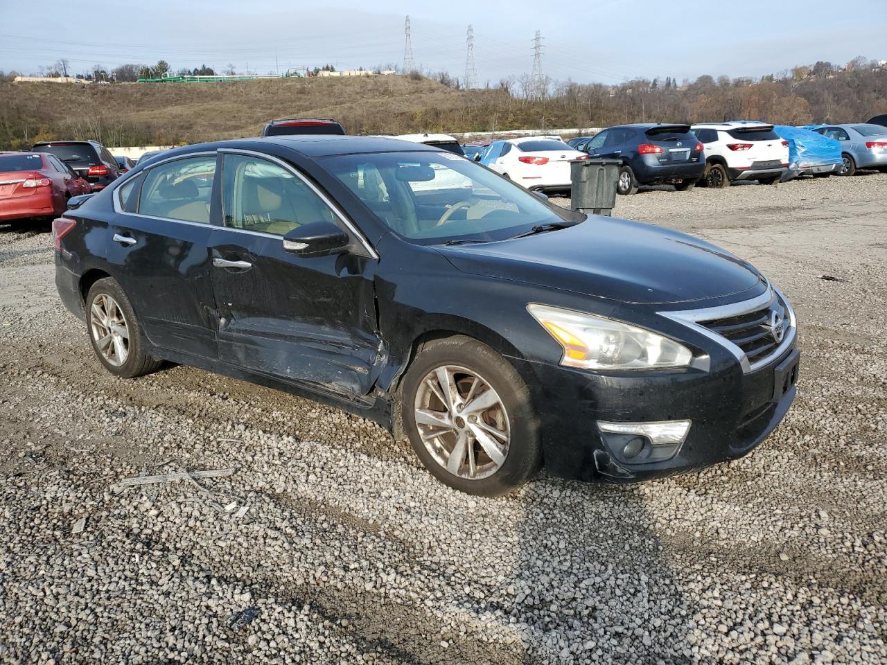 2013 Nissan Altima VIN 1N4AL3AP4DC155198 Copart auction photo, side / undercarriage damage thumbnail 4