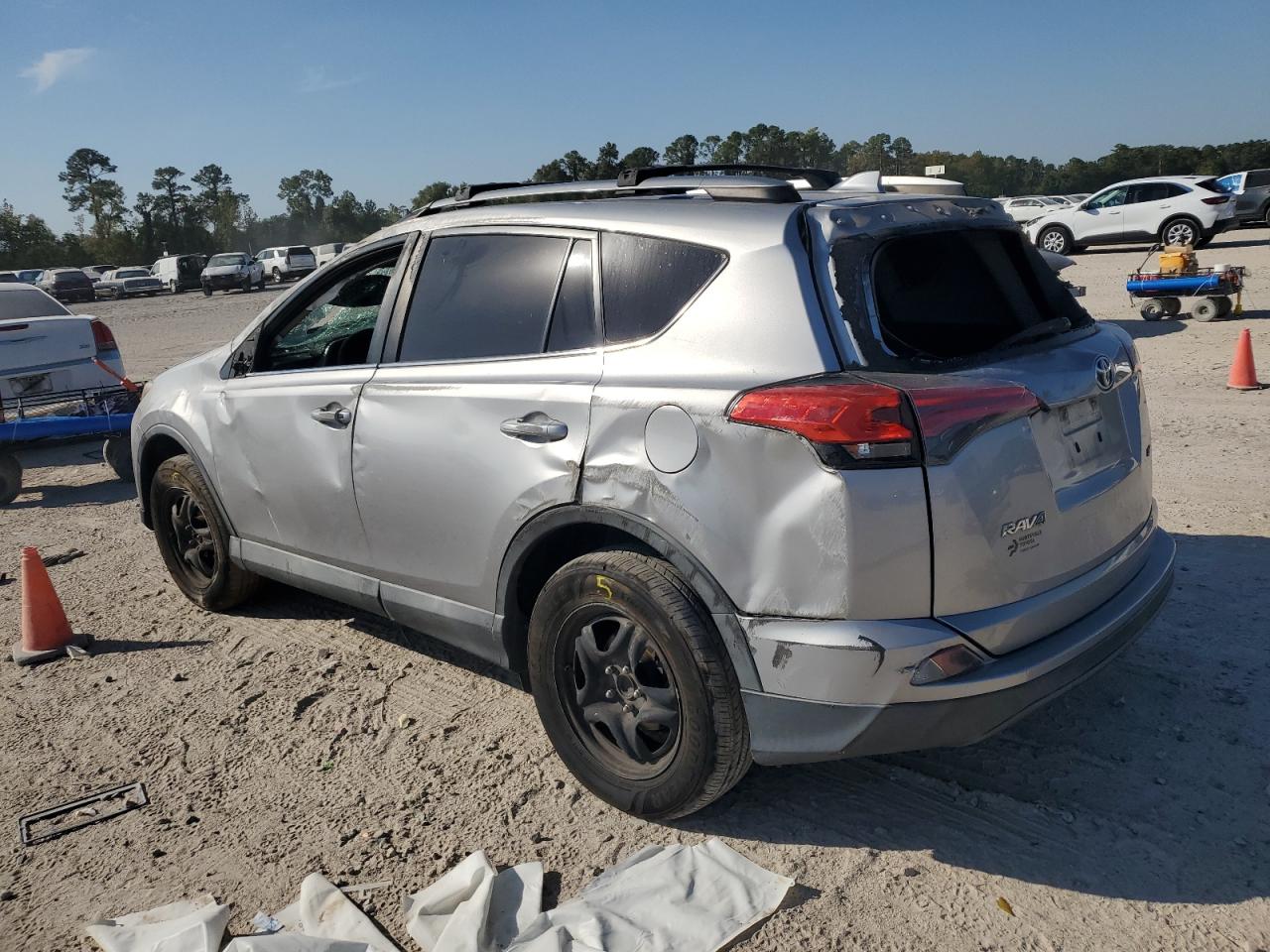 2017 Toyota RAV 4 VIN 2T3ZFREV4HW346851 Copart auction photo, rollover damage thumbnail 2