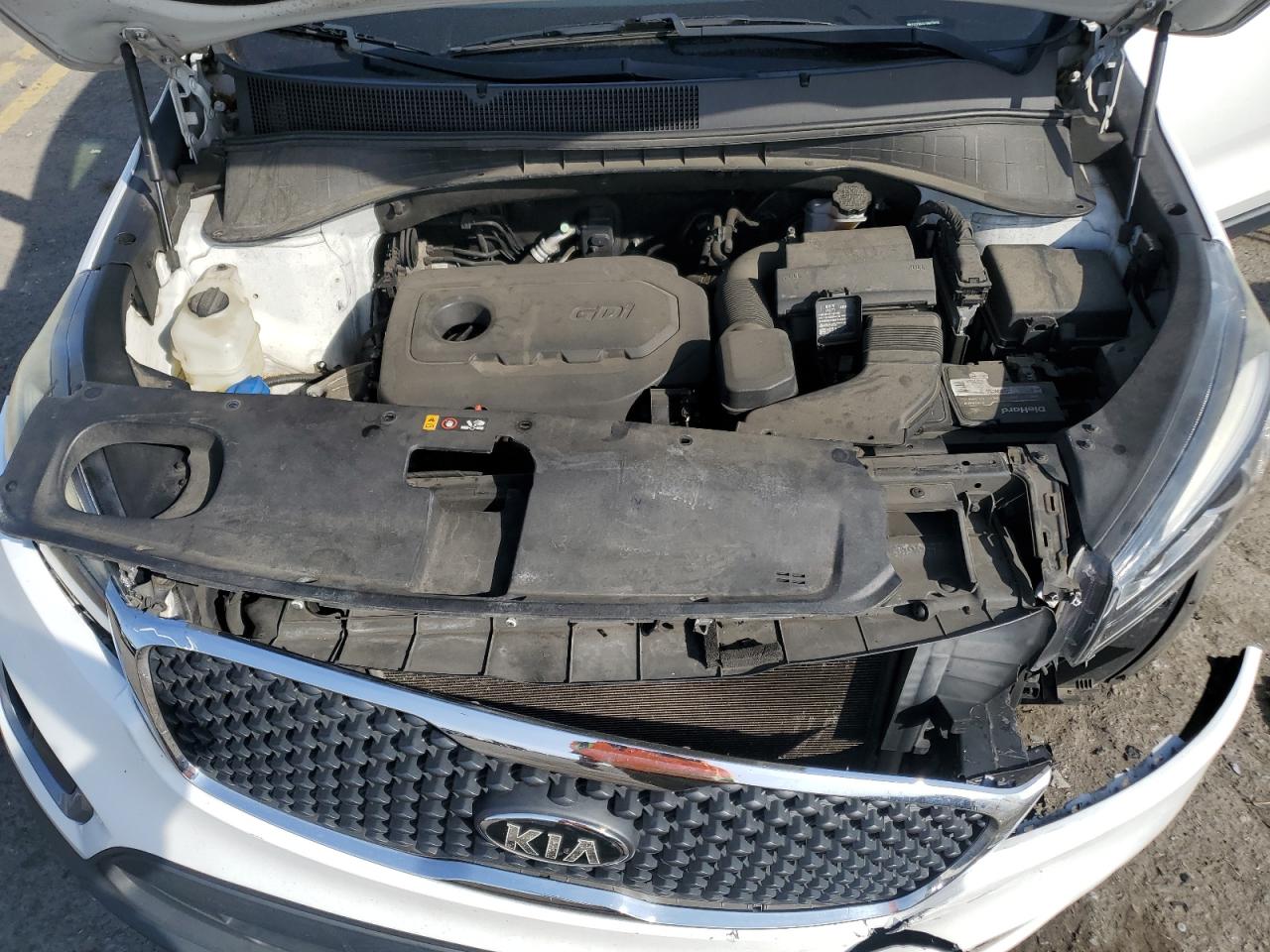 2016 KIA Sorento VIN 5XYPGDA37GG075972 Copart auction photo, front end damage thumbnail 12