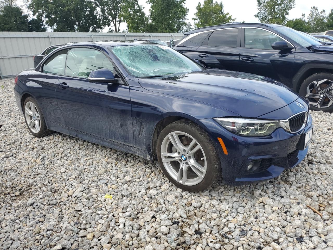 2018 BMW 4er VIN WBA4Z7C50JED47369 Copart auction photo, front end damage thumbnail 4