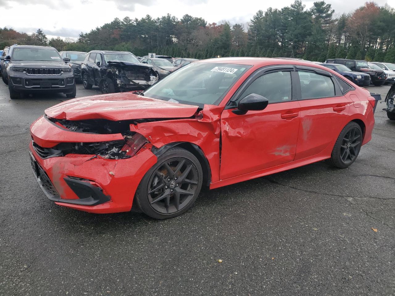 2022 Honda Civic VIN 2HGFE2F53NH599085