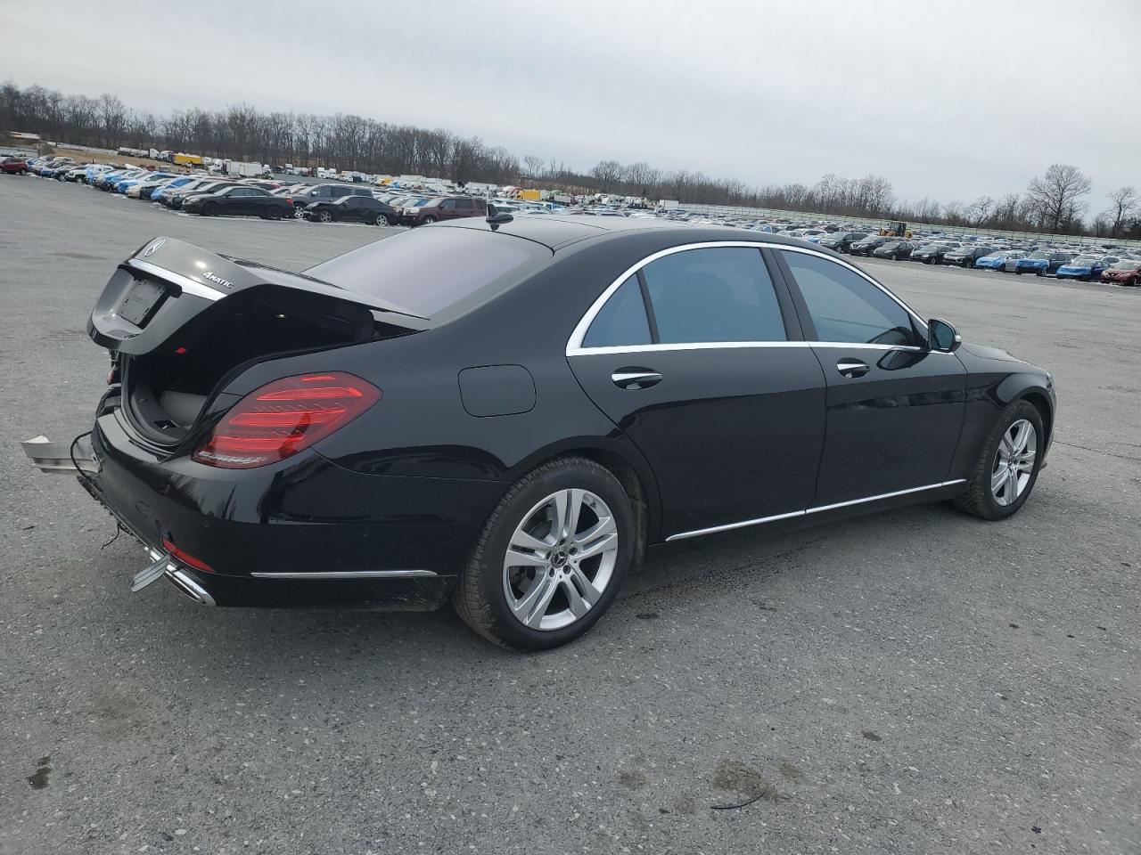 2018 Mercedes-Benz S-klasse VIN WDDUG6EBXJA347623 Copart auction photo, rear end damage thumbnail 3