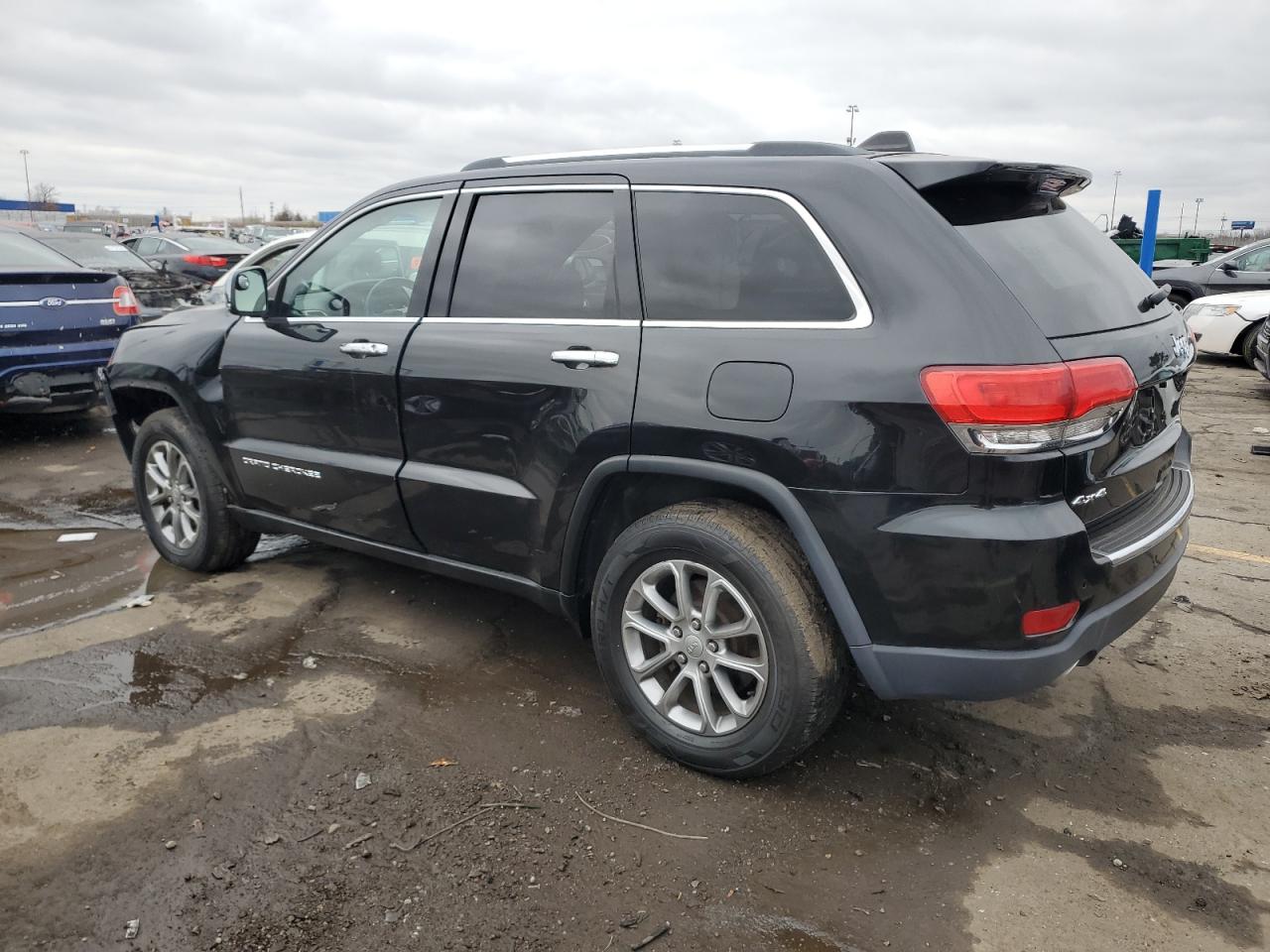 2014 Jeep Grand Cherokee VIN 1C4RJFBG3EC347779 Copart auction photo, front end damage thumbnail 2