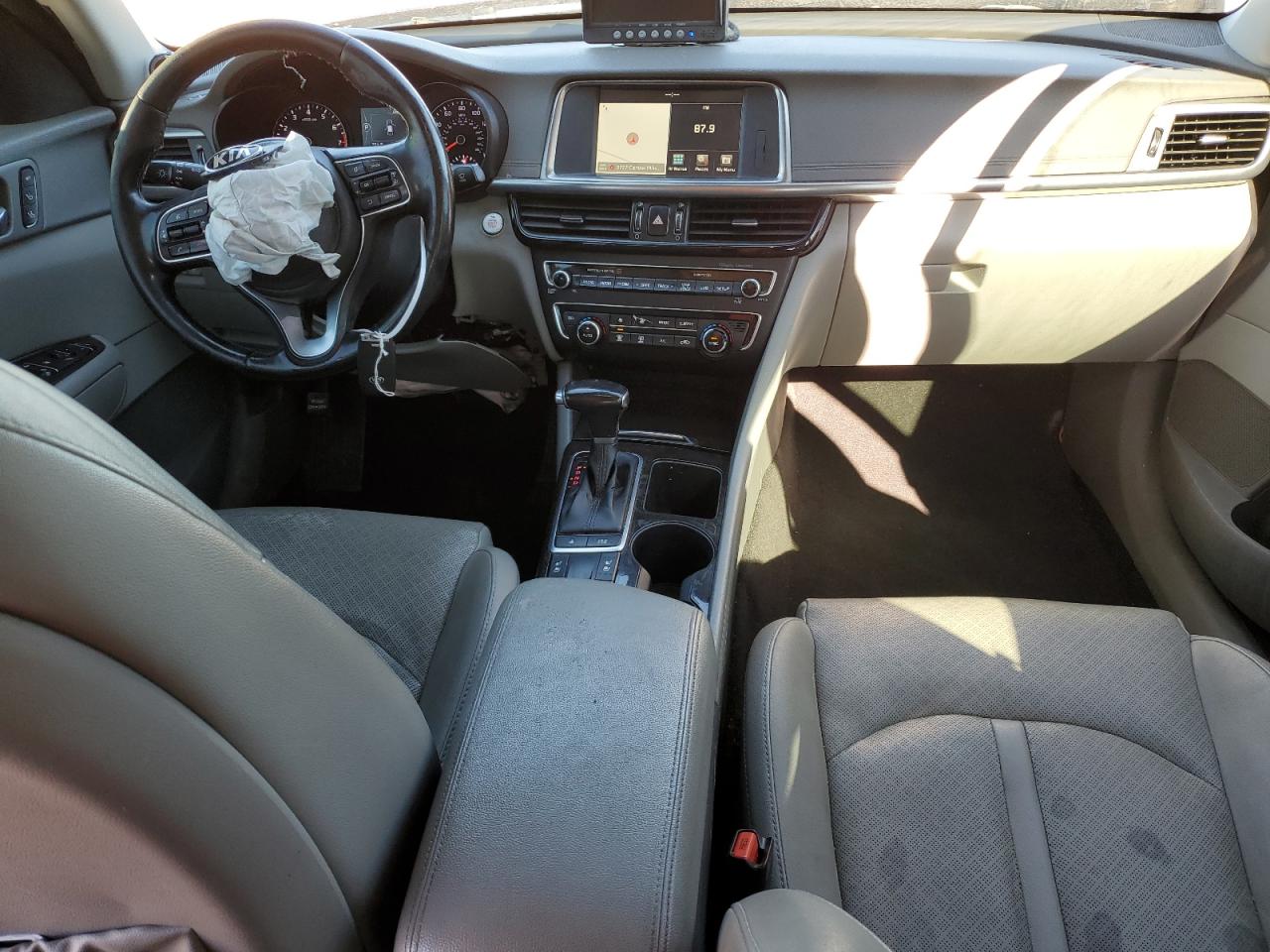 2016 KIA Optima VIN 5XXGU4L33GG073405 Copart auction photo, front end / side damage thumbnail 8