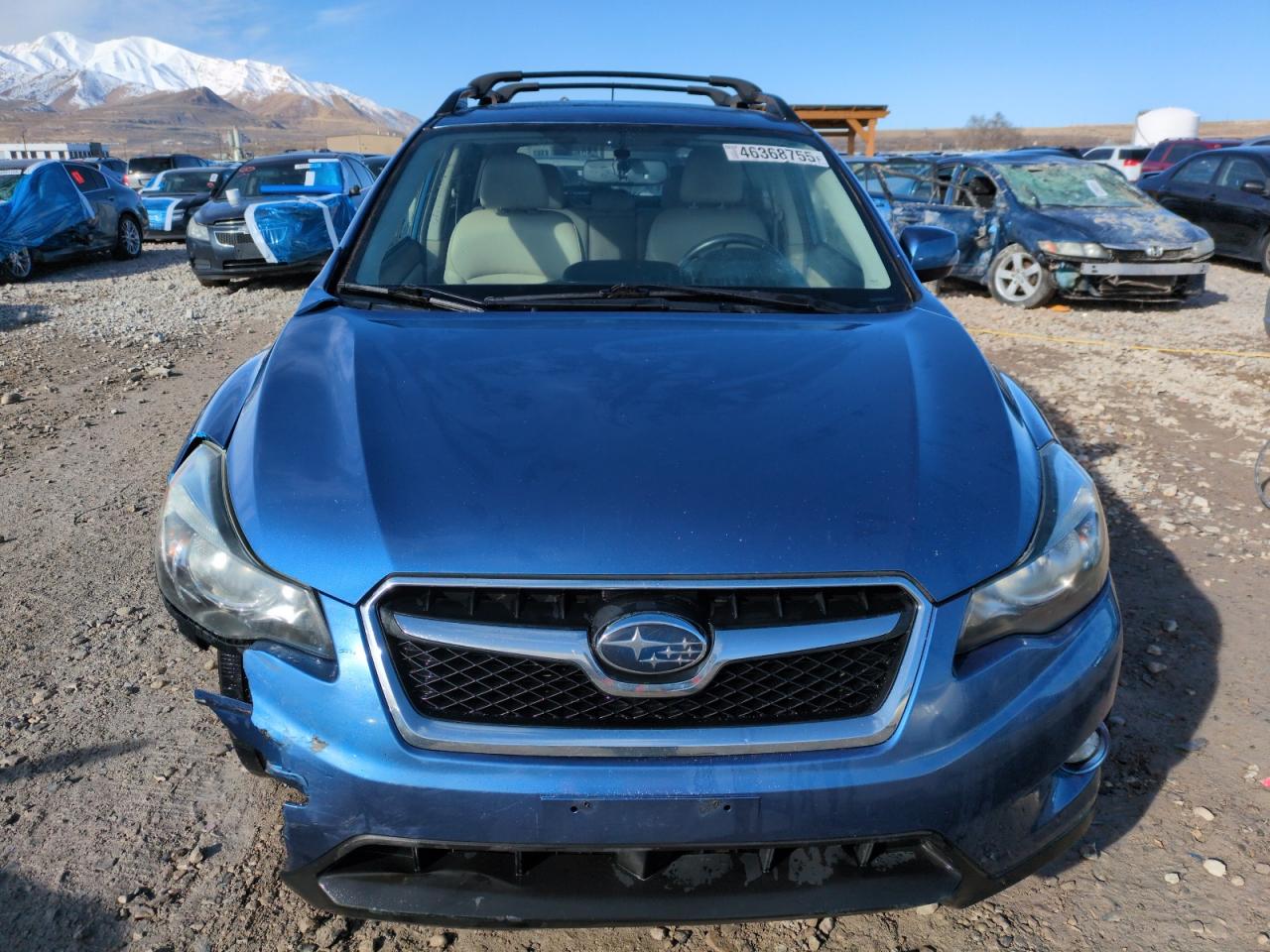 2014 Subaru XV VIN JF2GPBKC2EH290815 Copart auction photo, front end damage thumbnail 5