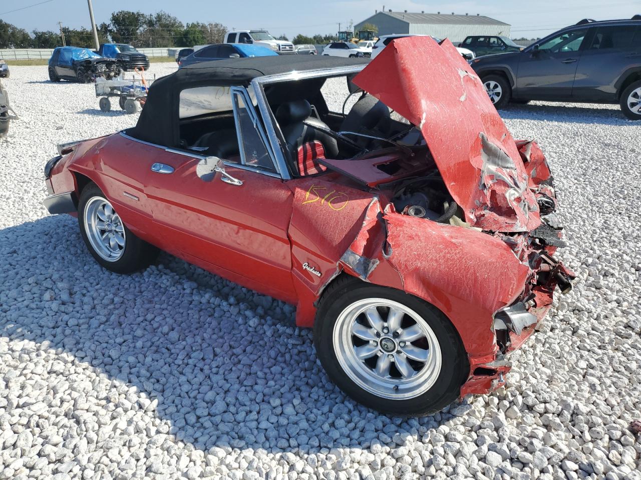 1986 Alfa Romeo Giulia VIN ZARBA5419G1043011 Copart auction photo, all over damage thumbnail 4