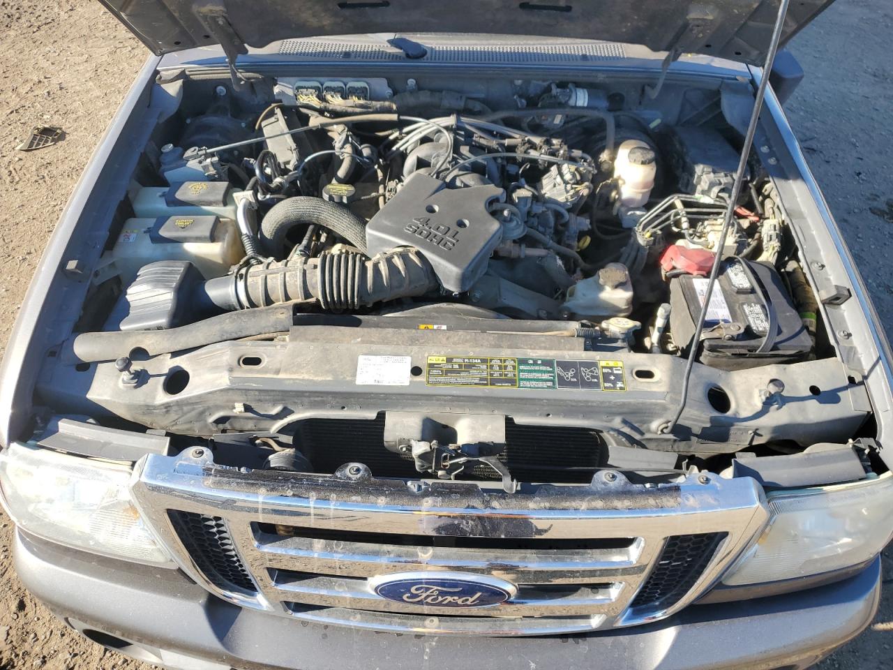 2011 Ford Ranger VIN 1FTLR4FE1BPB21384 Copart auction photo, side / front end damage thumbnail 12