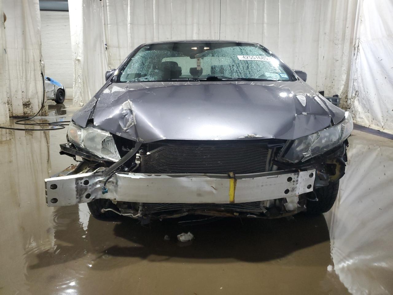 2014 Honda Civic VIN 2HGFB2F52EH527836 Copart auction photo, front end damage thumbnail 5