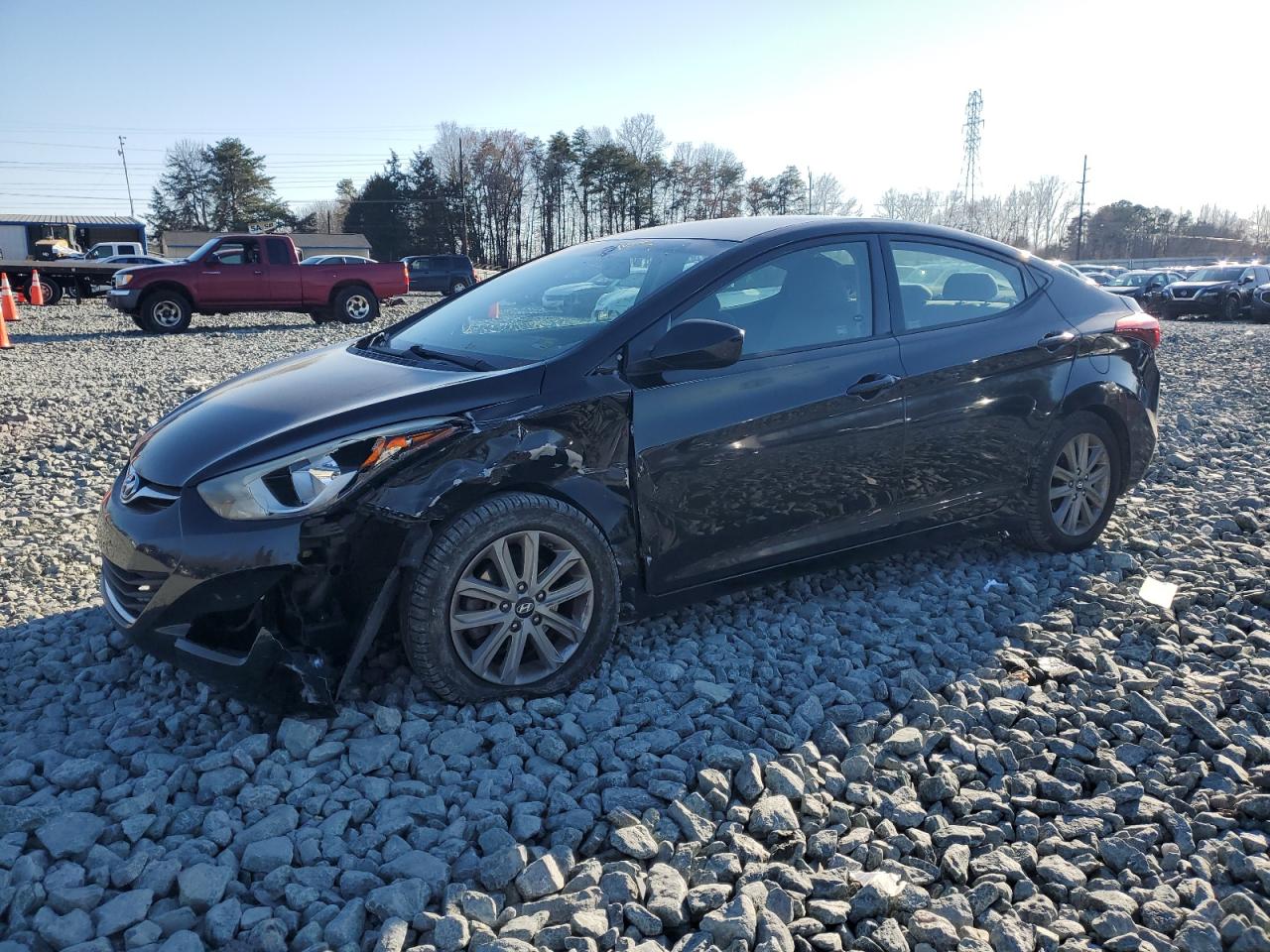 2014 Hyundai Elantra VIN KMHDH4AE9EU088666
