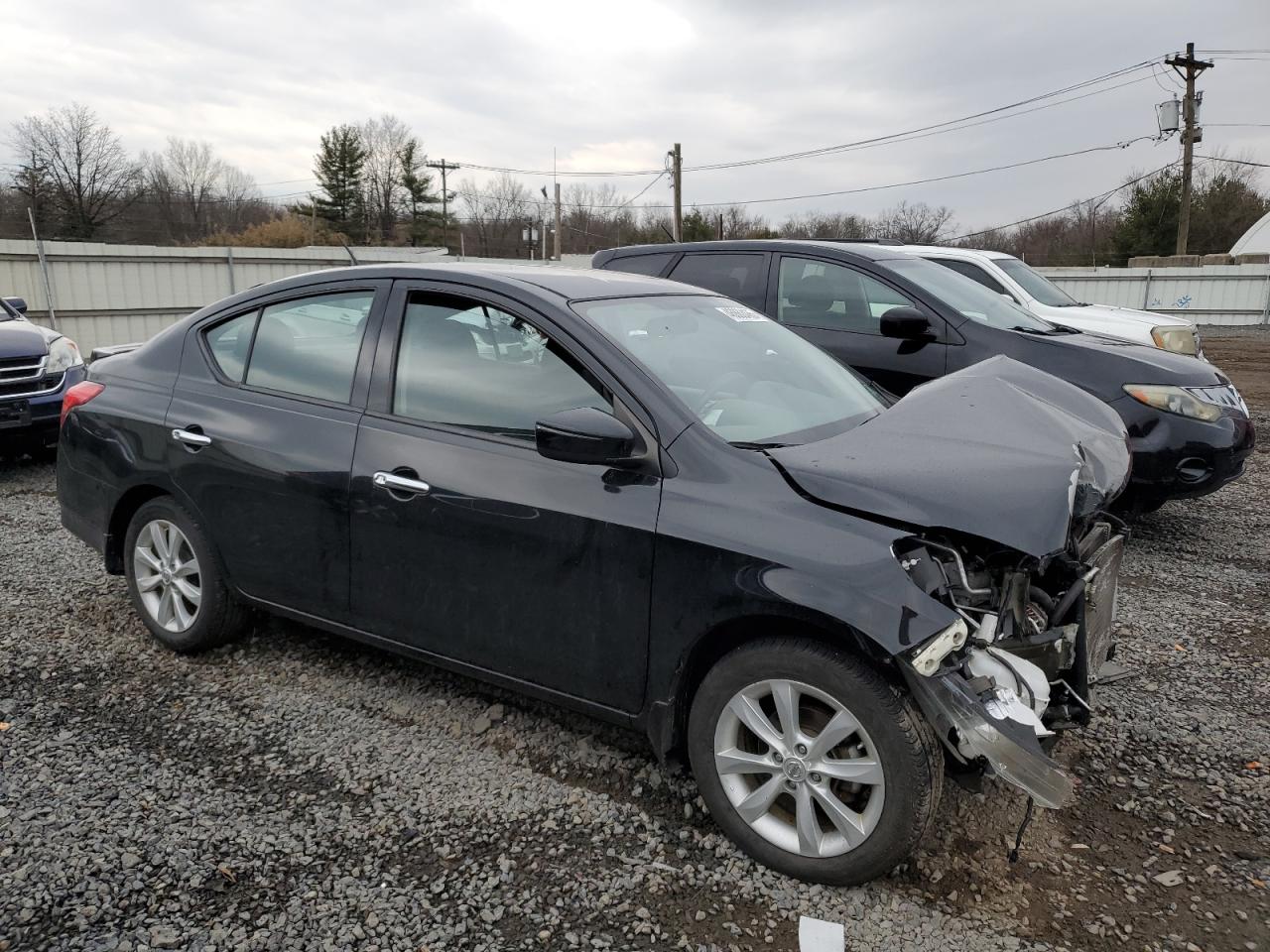 2015 Nissan Versa VIN 3N1CN7AP8FL949040 Copart auction photo, front end damage thumbnail 4