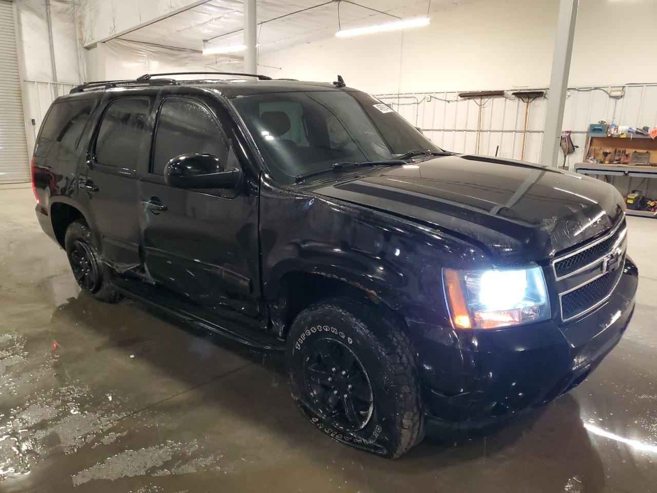 2010 Chevrolet Tahoe VIN 1GNUKBE01AR184563 Copart auction photo, side damage thumbnail 4
