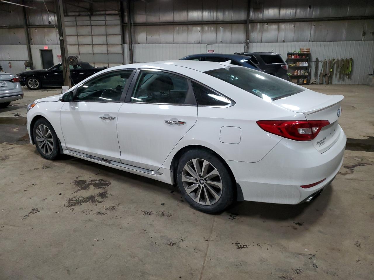 2016 Hyundai Sonata VIN 5NPE34AF4GH337677 Copart auction photo, undercarriage / minor dent/scratches damage thumbnail 2