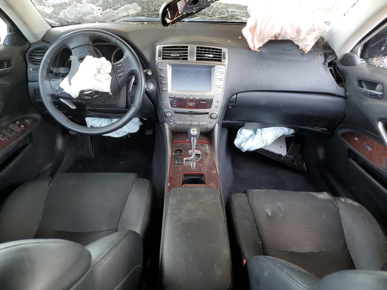 2008 Lexus IS VIN JTHBK262885078739 Copart auction photo, all over damage thumbnail 8