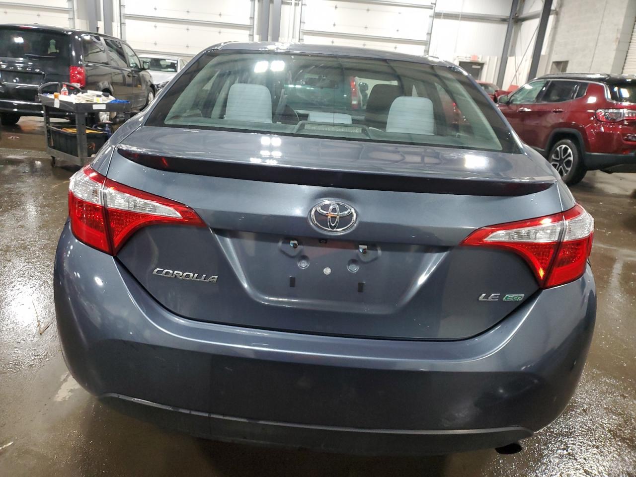 2014 Toyota Corolla VIN 2T1BPRHE8EC212909 Copart auction photo, front end / side damage thumbnail 6