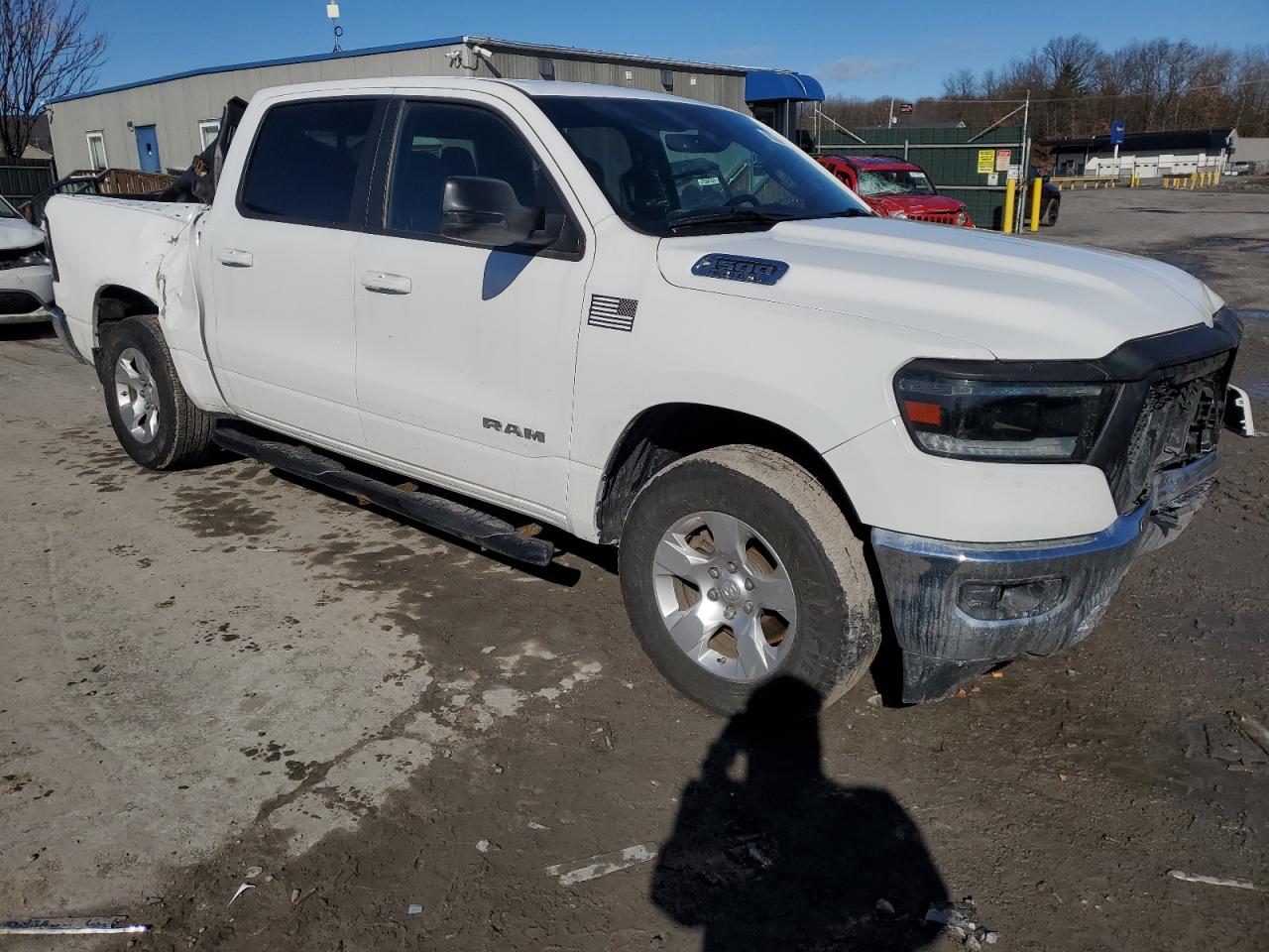 2021 RAM 1500 VIN 1C6SRFFT1MN564601 Copart auction photo, front end / rear end damage thumbnail 4