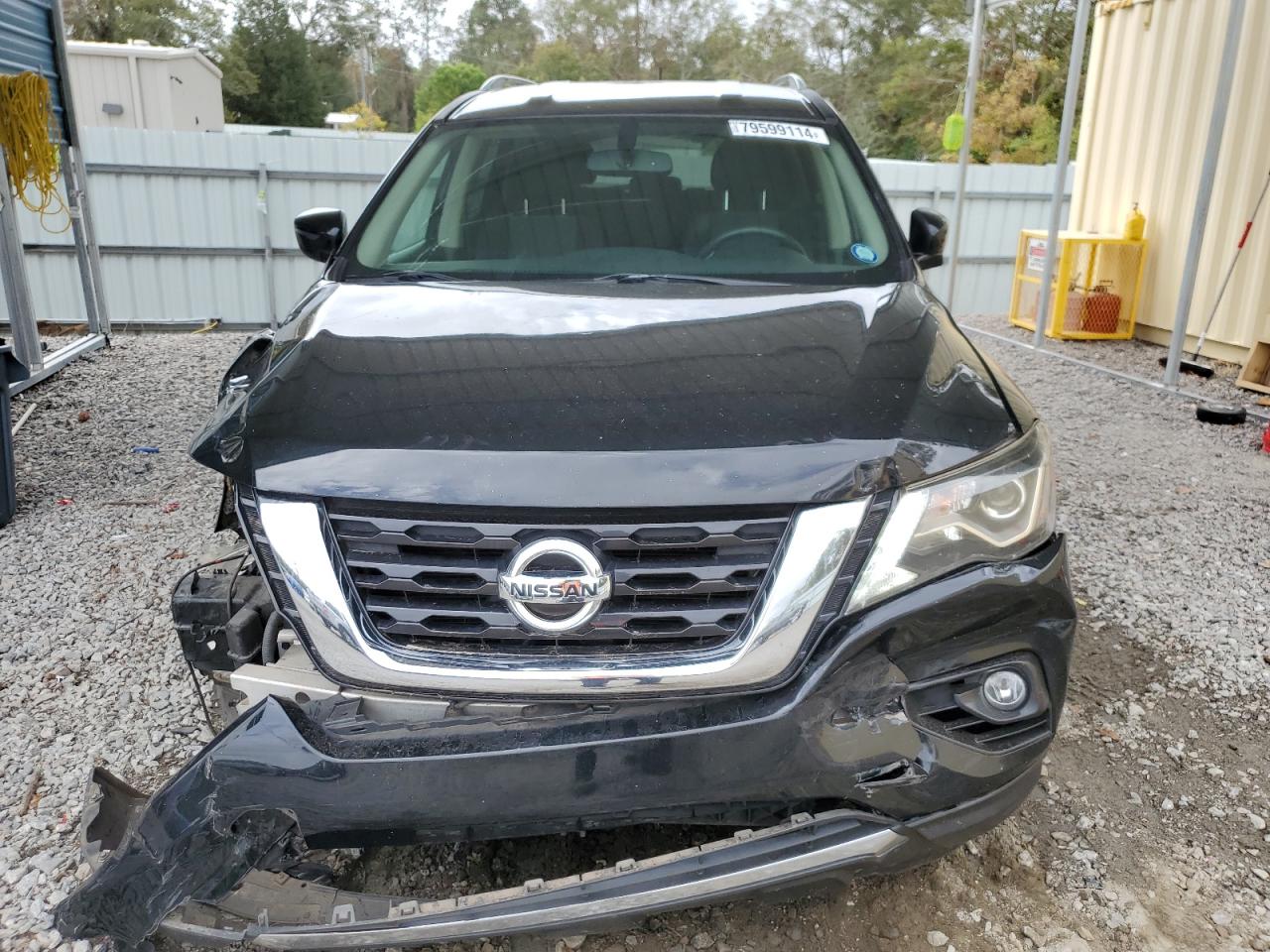 2018 Nissan Pathfinder VIN 5N1DR2MN5JC660300 Copart auction photo, front end / side damage thumbnail 5