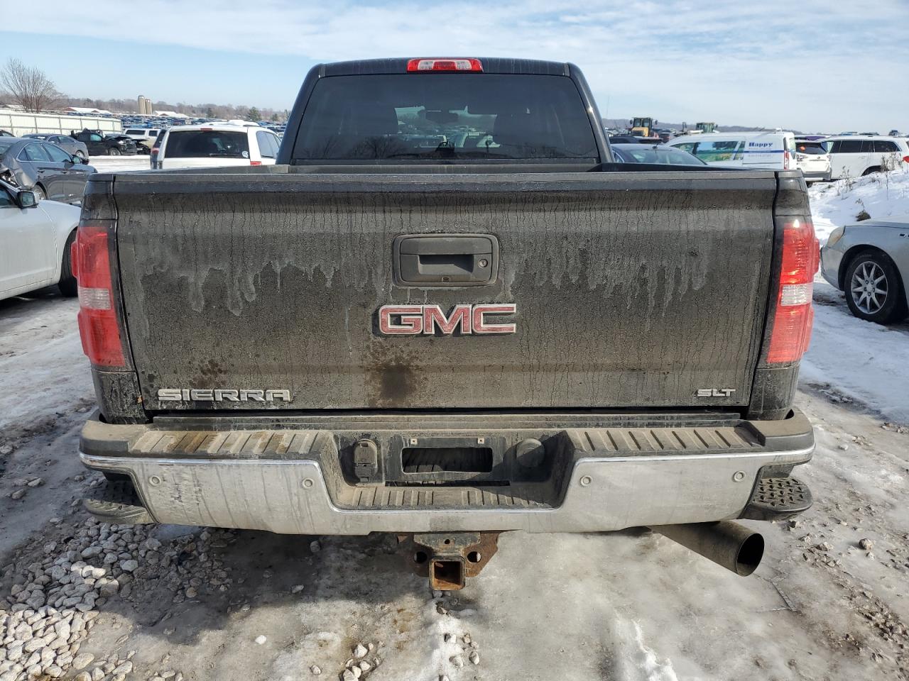 2015 GMC Sierra VIN 1GT12ZE86FF127620 Copart auction photo, front end damage thumbnail 6