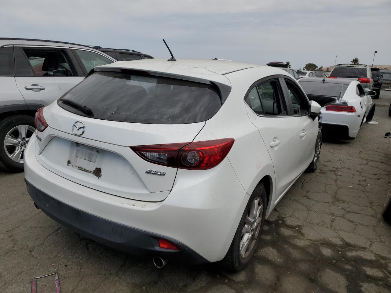 2015 Mazda 3 VIN JM1BM1L73F1265476 Copart auction photo, front end damage thumbnail 3