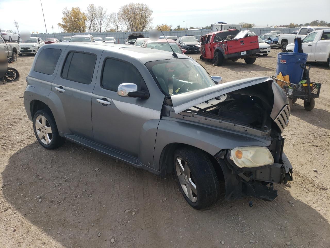 2007 Chevrolet HHR VIN 3GNDA33P17S516127 Copart auction photo, front end / side damage thumbnail 4