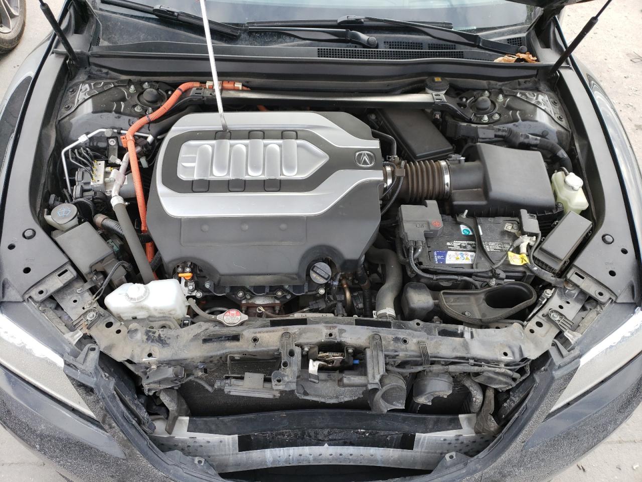 2016 Acura RLX VIN JH4KC2F90GC000329 Copart auction photo, front end / hail damage thumbnail 12